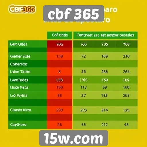 Comparação entre CBF 365 e outros sites de apostas